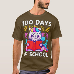 100 Days Of School Unicorn - 100th day of school T T-Shirt