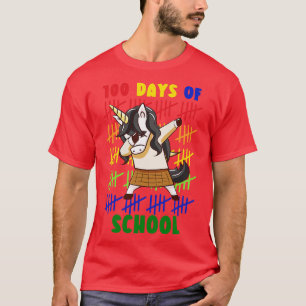 100 Days Of School Unicorn 16 T-Shirt