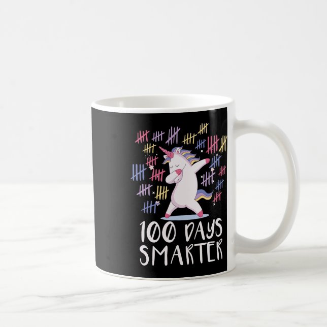 100 Days Of School Unicorn  Coffee Mug (Right)