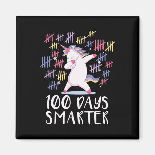 100 Days Of School Unicorn Magnet