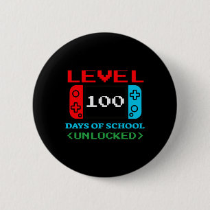 100 Days Of School Unlocked 3  6 Cm Round Badge