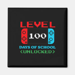 100 Days Of School Unlocked 3 Magnet