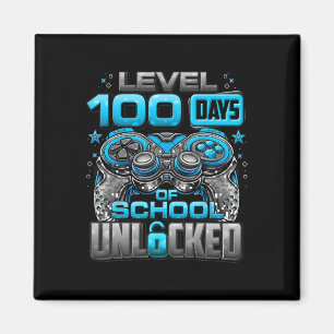 100 Days Of School Unlocked Boys 100th Day Of Scho Magnet