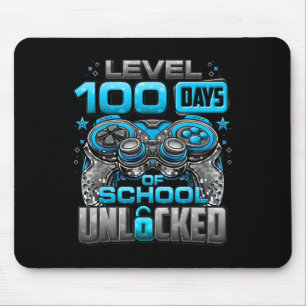 100 Days Of School Unlocked Boys 100th Day Of Scho Mouse Pad