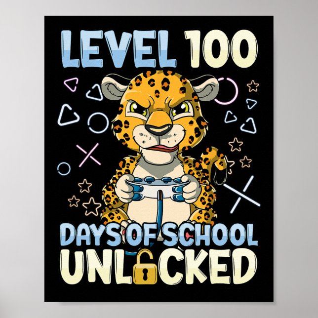 100 Days Of School Unlocked  Poster (Front)