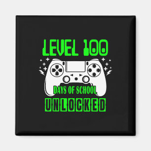 100 Days Of School Unlocked Video Games Boys Gamer Magnet
