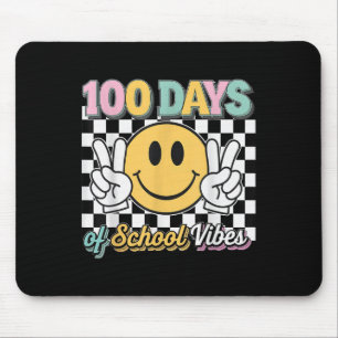 100 Days Of School Vibes 100th Day Of School Mouse Pad