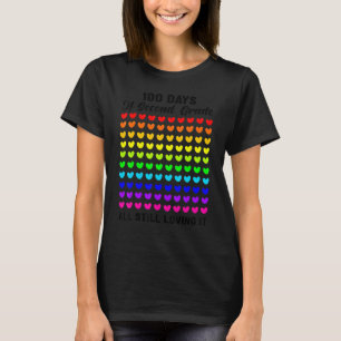 100 Days of Second Grade Still Loving It Hearts 10 T-Shirt