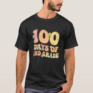 100 Days Of Second Grade Teacher 100th Day Of Scho T-Shirt