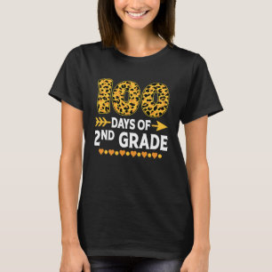 100 Days Of Second Grade Teacher 100th Day Of Scho T-Shirt