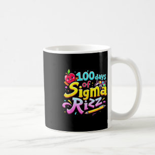 100 Days Of Sigma Rizz 100th Day Of School Kids Coffee Mug