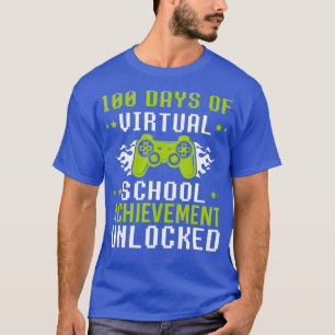 100 Days of Virtual School Fun Gaming Video Kids T-Shirt