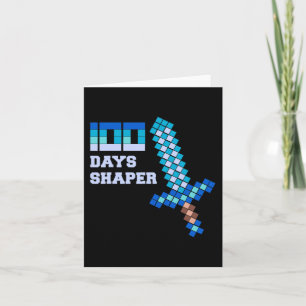 100 Days Shaper Fun 100 Days Of School Outfit For  Card