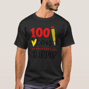 100 Days Sharper 100th Day of School Teachers Stud T-Shirt