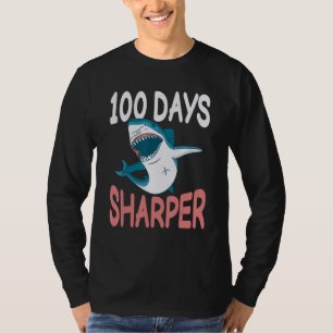 100 Days Sharper Shark Teeth Of School Costume Kid T-Shirt