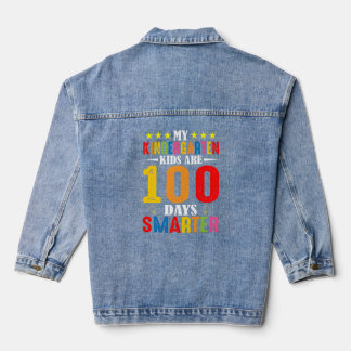100 days smarter, 100 days smarter crown, denim jacket