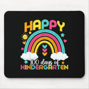 100 Days Smarter 100th Day Of Kindergarten Teacher Mouse Pad