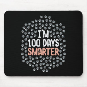 100 Days Smarter 100th Day Of School Kitten Cat Mouse Pad