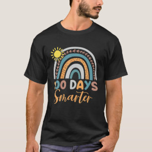 100 Days Smarter 100Th Day Of School Rainbow Teach T-Shirt