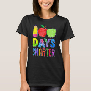 100 Days Smarter 100th Day Of School Shirt Women T