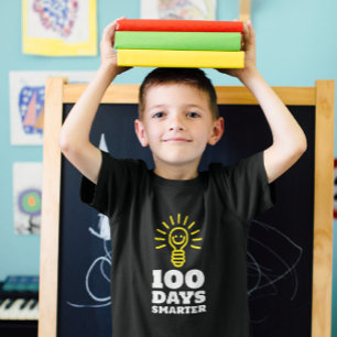 100 Days Smarter 100th Day of School Tri-Blend Shirt