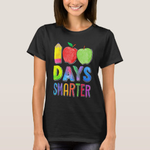 100 Days Smarter 100th Day Of School Women Teache T-Shirt