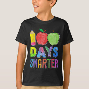 100 Days Smarter 100th Day Of School Women Teacher T-Shirt
