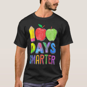 100 Days Smarter 100th Day of School Women Teacher T-Shirt