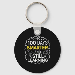 100 Days Smarter And Learning Colours For Apparel Key Ring