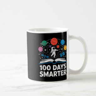 100 Days Smarter Astronaut Space 100th Day Of Coffee Mug