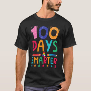 100 Days Smarter  Back To School Teacher Student T-Shirt