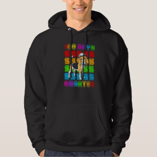 100 Days Smarter Beagle Dog Lovers 100 Days Of Sch Hoodie