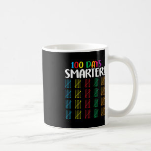 100 days smarter Counting Hash Marks days of scho Coffee Mug