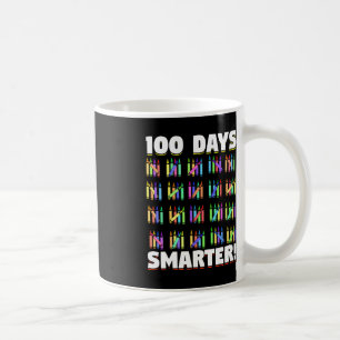 100 Days Smarter Crayons Student Gift 100 Days Of  Coffee Mug