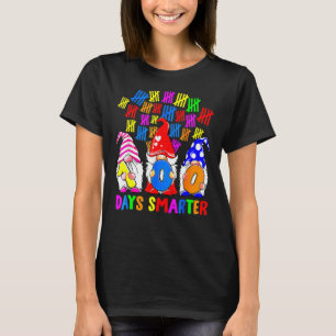 100 Days Smarter Cute Gnomes Happy 100th Day Of Sc T-Shirt