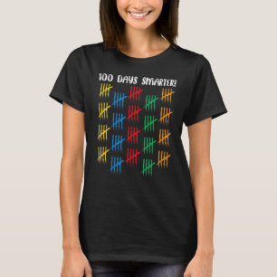 100 Days Smarter Cute Student Boys Girls 100 Days  T-Shirt