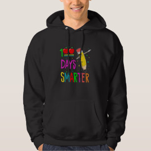 100 Days Smarter   Dabbing Crayons 100th Day Of Sc Hoodie