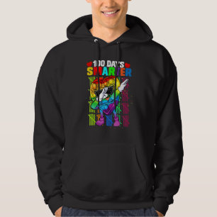 100 Days Smarter Dabbing Fidget Toy 100 Days Of Sc Hoodie