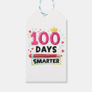 100 Days Smarter Days of School Teacher Gift Tags
