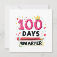 100 Days Smarter Days of School Teacher