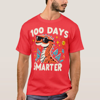 100 Days Smarter Dinosaur 5 T-Shirt