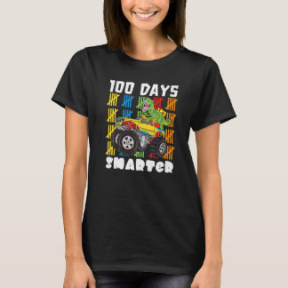 100 Days Smarter Dinosaur Monster Truck 100 Days o T-Shirt
