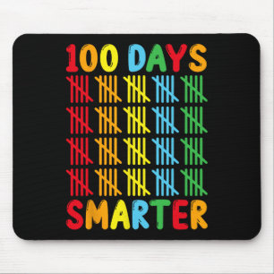 100 Days Smarter Fun Tally Teacher and Students No Mouse Pad