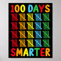 100 Days Smarter Fun Tally Teacher and Students No