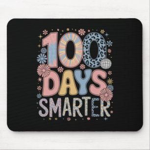 100 Days Smarter Happy 100th Day Of School Kids Bo Mouse Pad