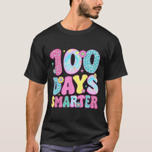 100 Days Smarter Happy 100th Day Of School Kids Bo T-Shirt