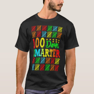 100 Days Smarter Happy 100th Day Of School Student T-Shirt