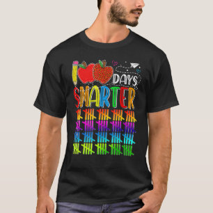 100 Days Smarter Happy 100th Day Of School Student T-Shirt