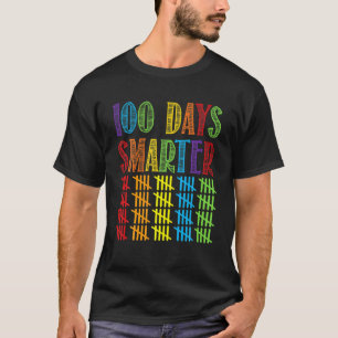 100 Days Smarter Happy 100Th Day Of School Student T-Shirt