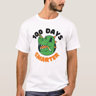 100 Days Smarter Happy 100Th Day Of School T-Shirt